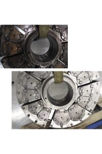 Leaser turbomachinery parts cleaning