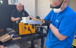 LASER CLEANING INDUSTRIAL EQUIPMENT MAINTENANCE SERVICE