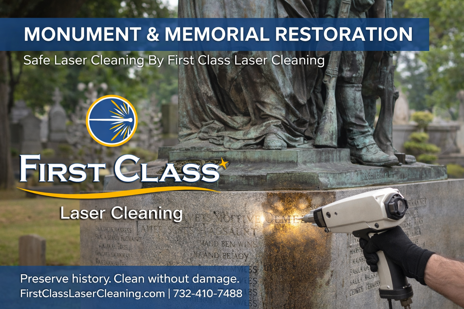 How Laser Cleaning Helps Preserve Monuments and Memorials
