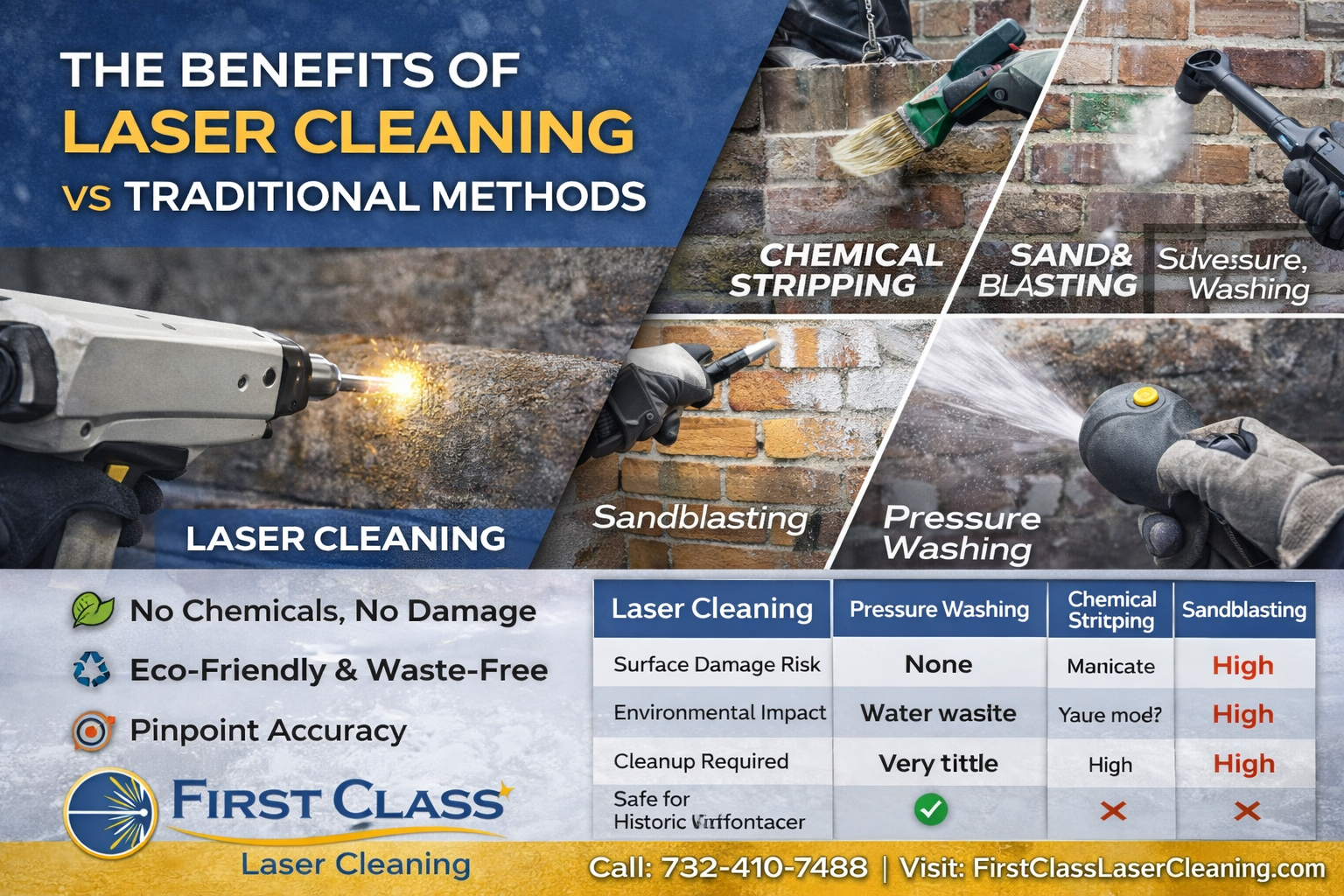 The Benefits of Laser Cleaning vs Traditional Methods