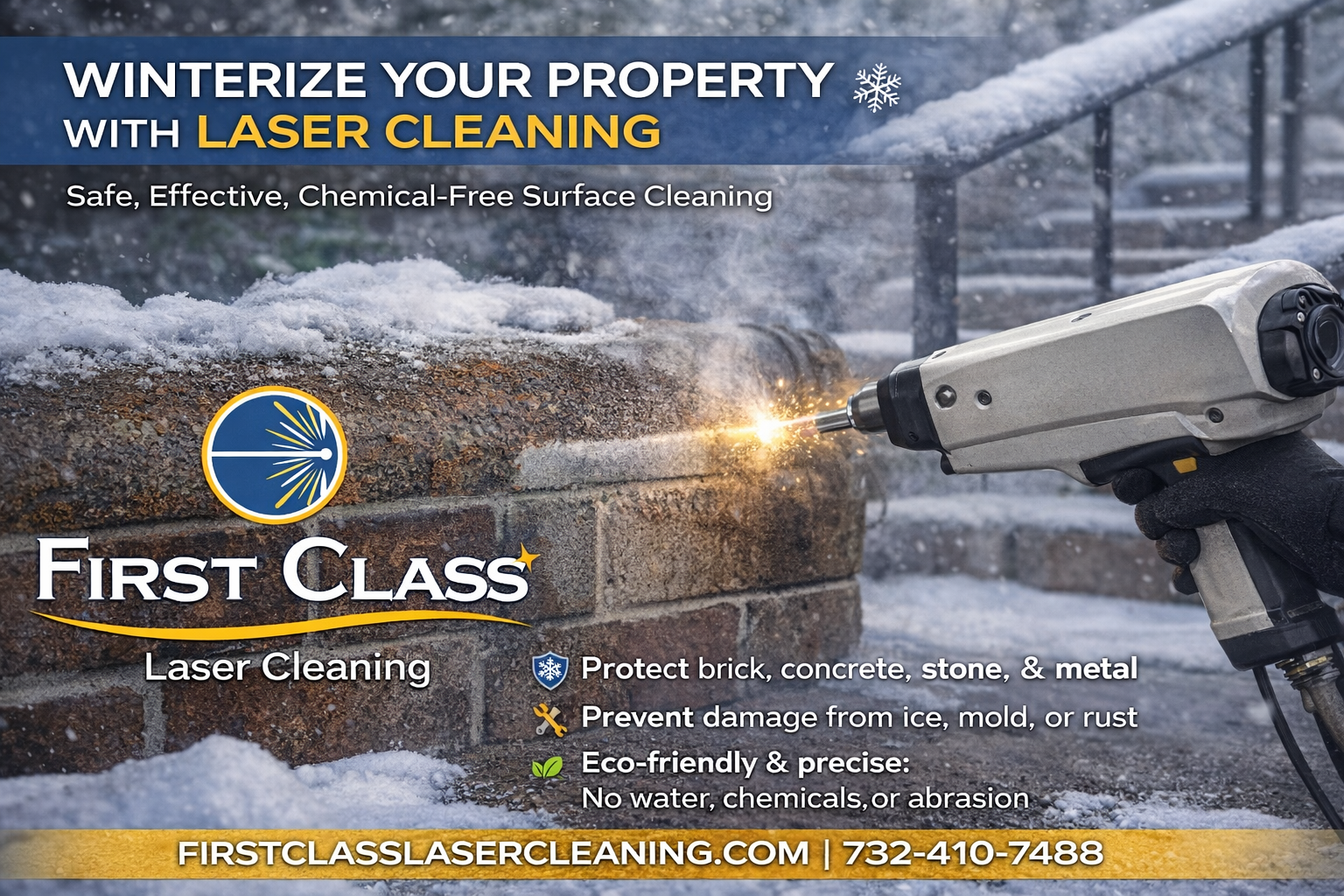 Winterizing Your Property—How Laser Cleaning Plays a Role