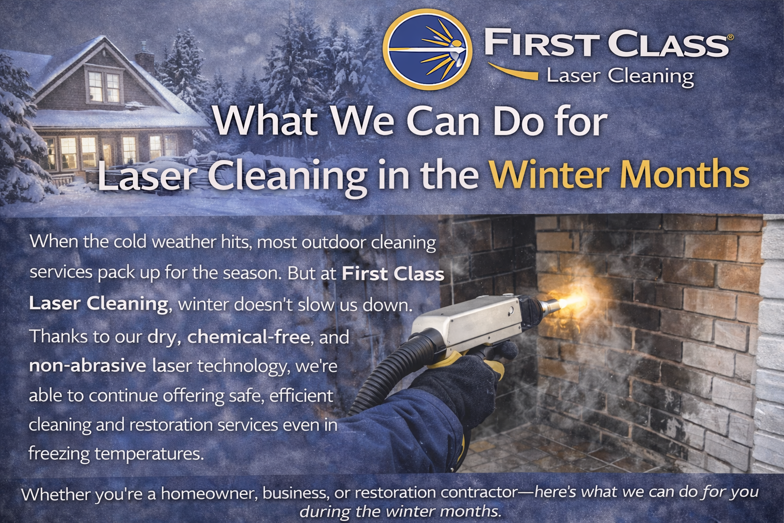 What We Can Do for Laser Cleaning in the Winter Months