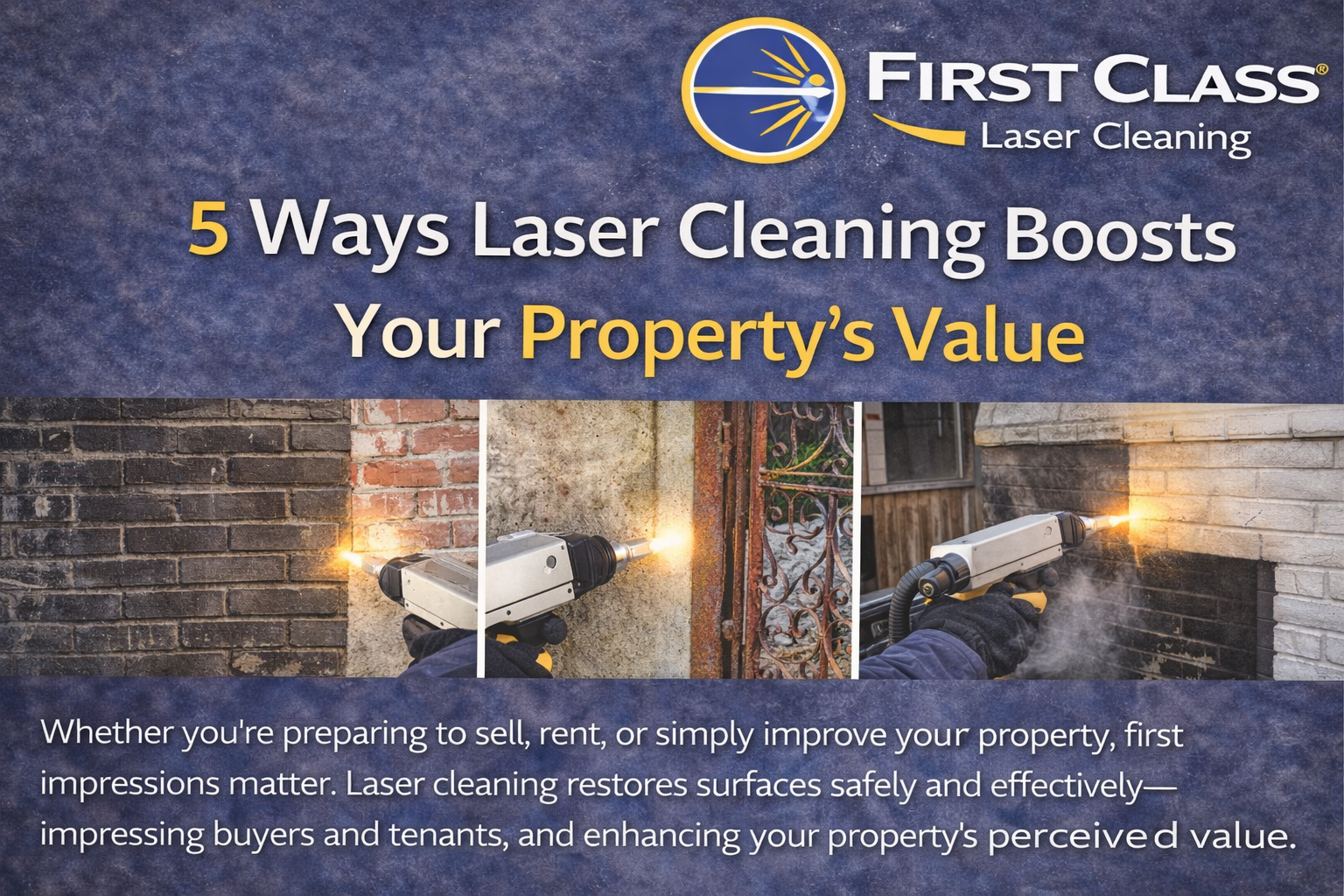 5 Ways Laser Cleaning Boosts Your Property’s Value